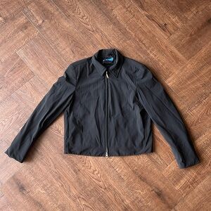 Escada Sport Zip-Up Jacket Black Sz 38